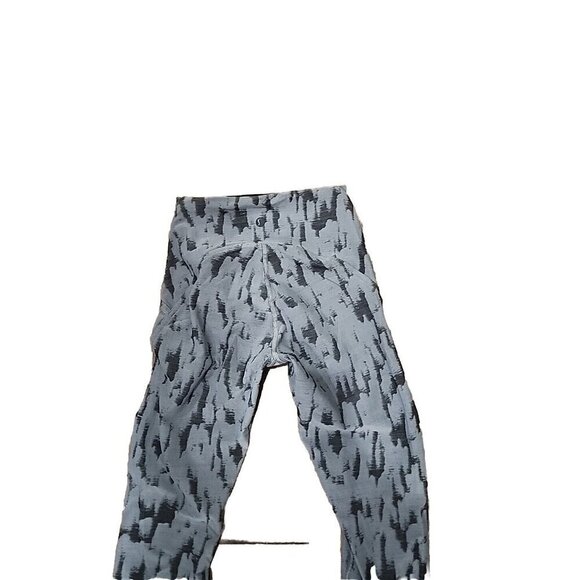 Lululemon Leggings Cropped Instill Hi-Rise Gray Black Jacquard W5elws Women's 0 - Picture 4 of 6